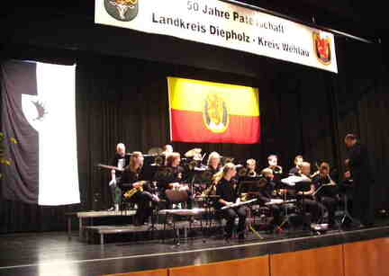 590 1028 50 Jahre Patenschaft Diepholz Wehlau Syke 27 08 2005 Orchester der Stadt Syke