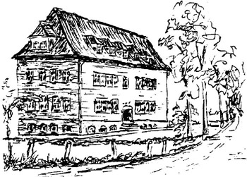 001 0008 Die Volksschule in der Stadt Allenburg