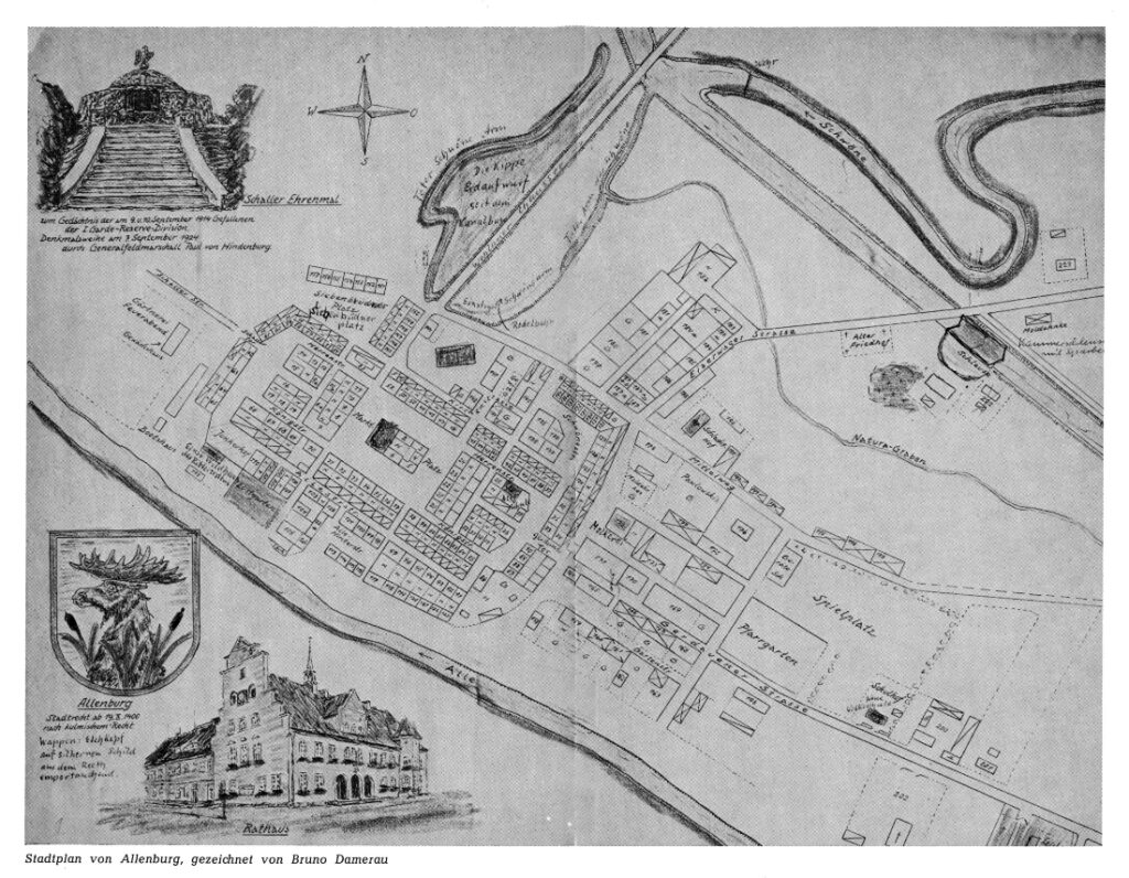Karte-Allenburg